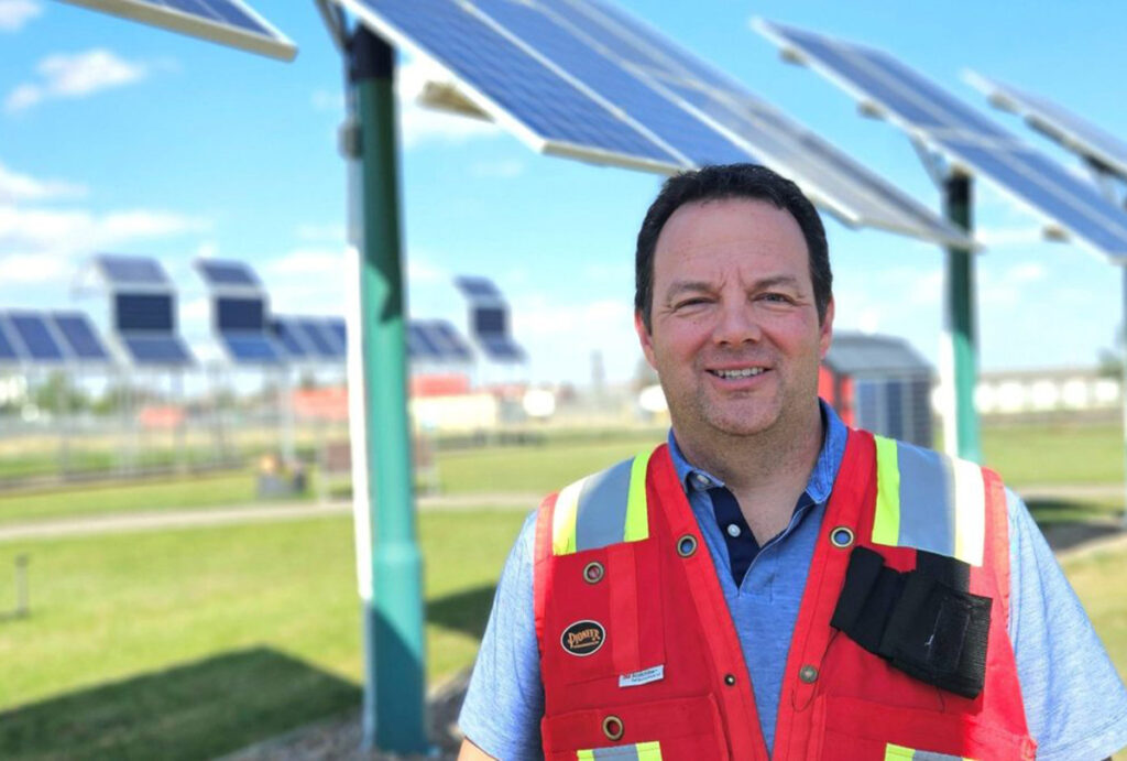 nels petersen, chief administrative officer of vulcan county canada’s largest solar facility operating in the heart of oil country 1200x810