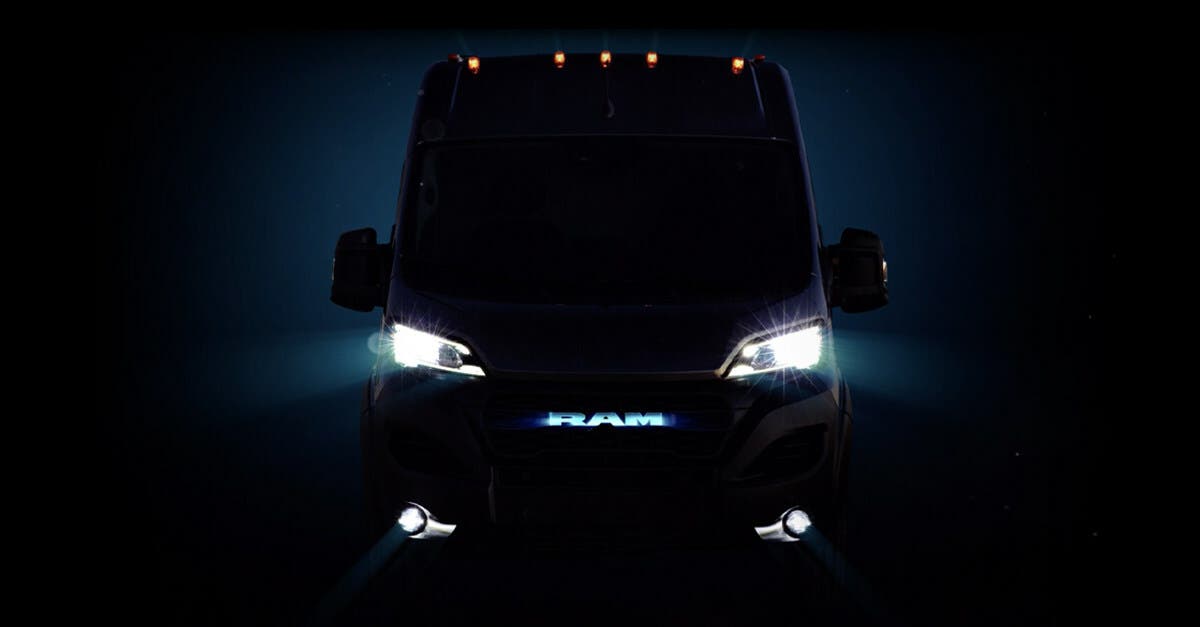 RAM electric delivery van