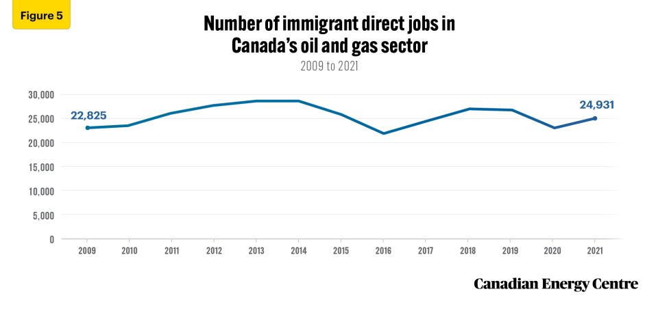 examining key demographic characteristics of canada’s oil and gas sector workers 5