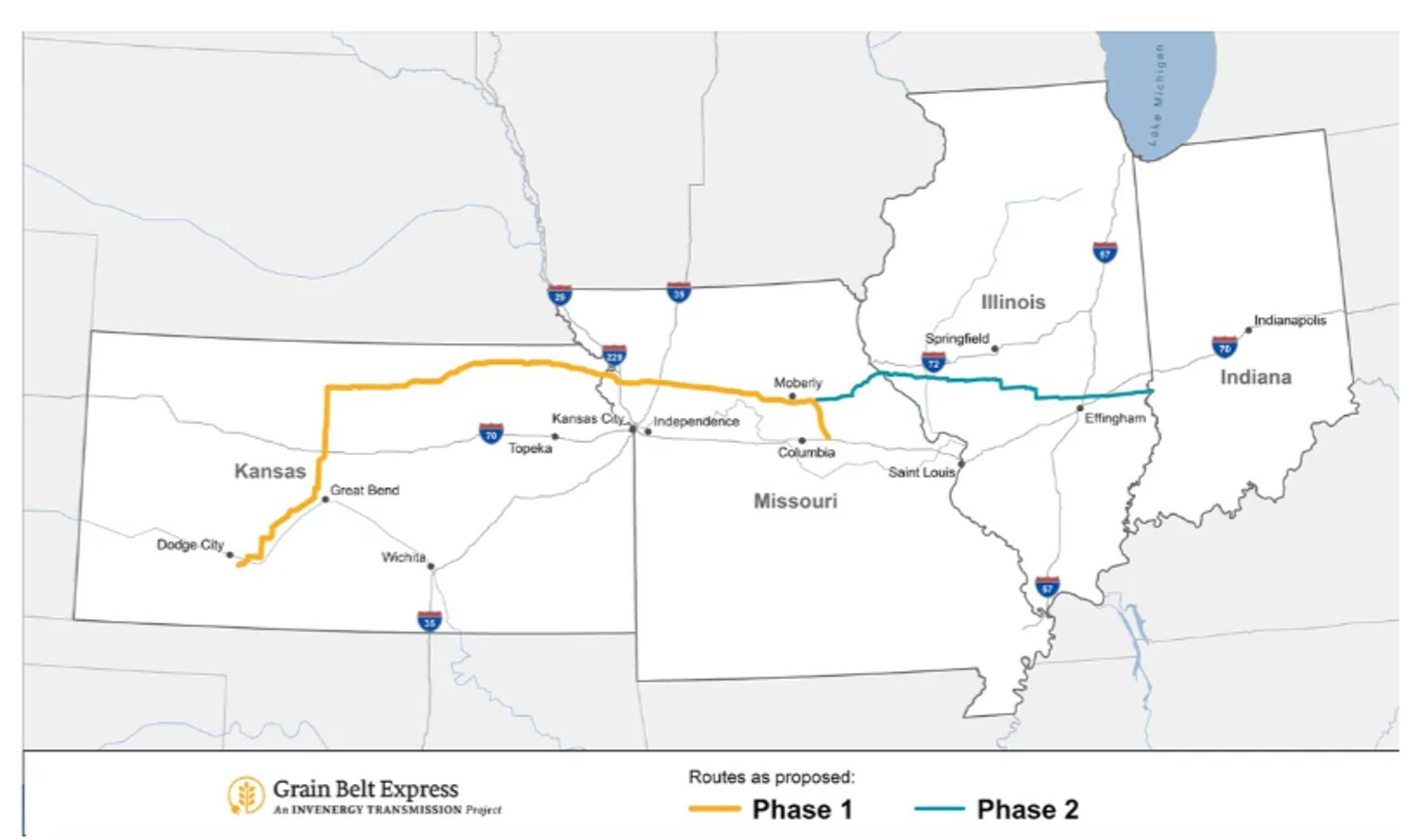 Grain Belt Express transmission line