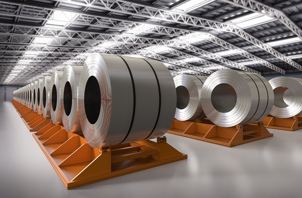 Steel production in India focused heavily on Hot Rolled Coil.