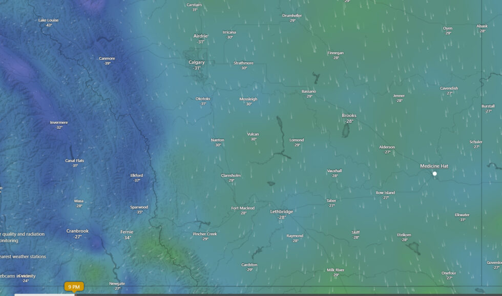 most of alberta’s wind fleet slowly shut down thursday night, but not for lack of wind 2