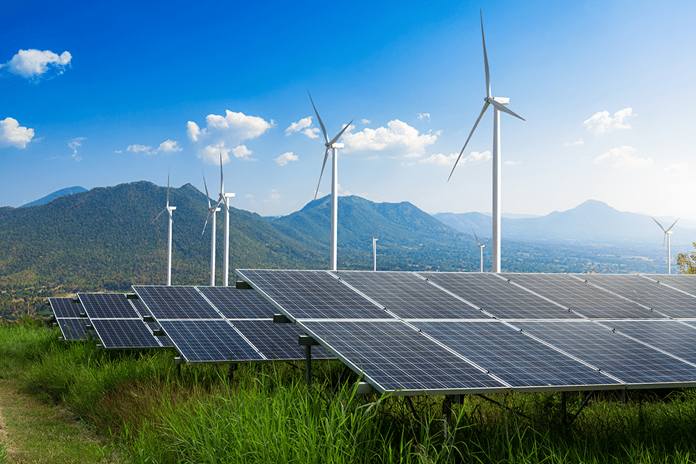 renewable energy news: solar and wind field