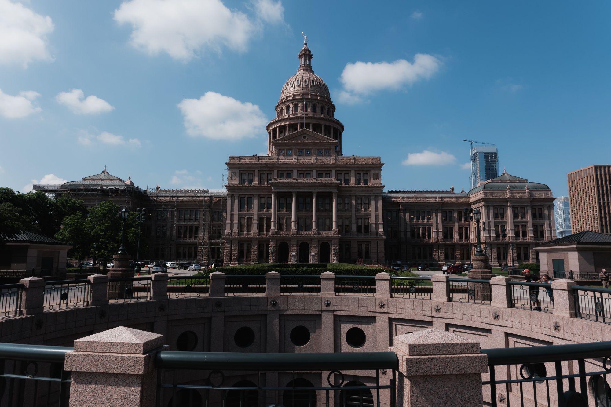 The Texas State Capitol.