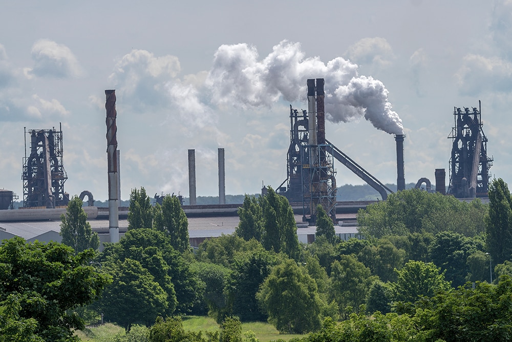 British Steel Industry Scunthorpe.