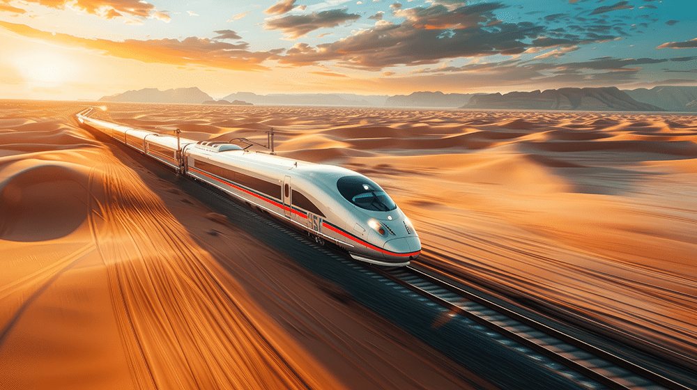 high speed rail in the desert