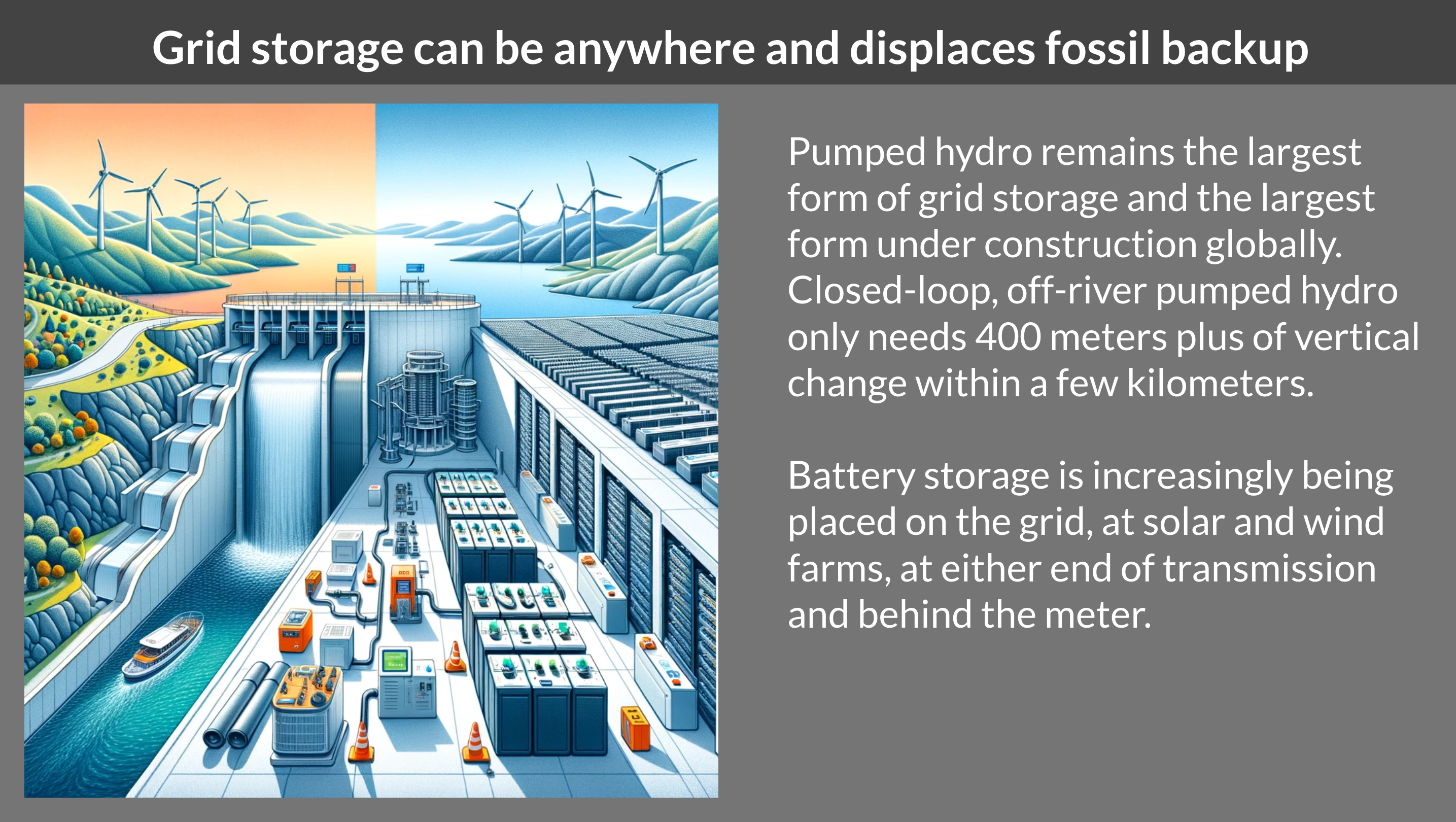 Slide from presentation from seminar series with Indian utilities by author