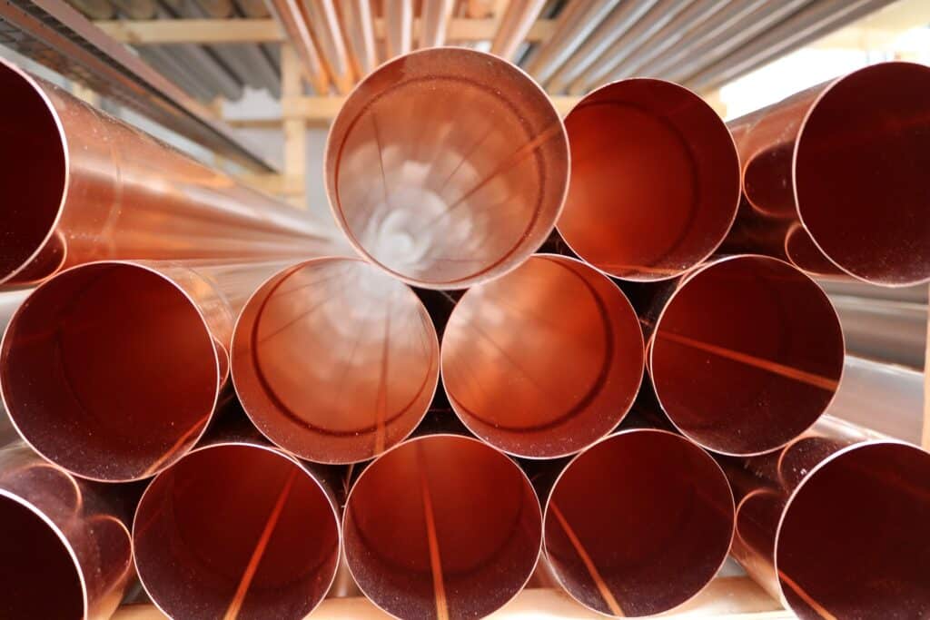 copper and metals prices.