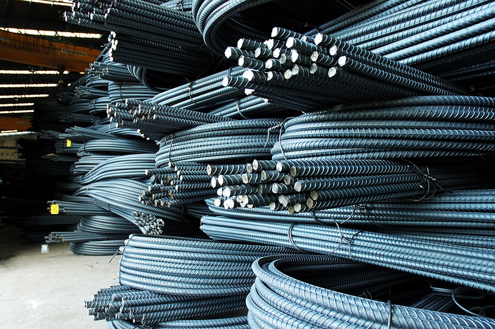 rolls of steel rebar & metals prices