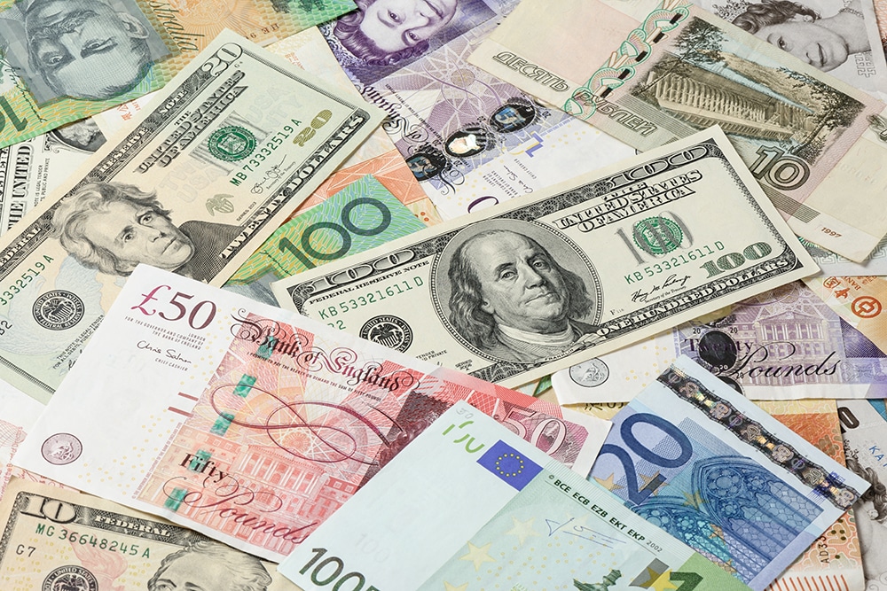 Currency and exchange rates are major economic indicators.