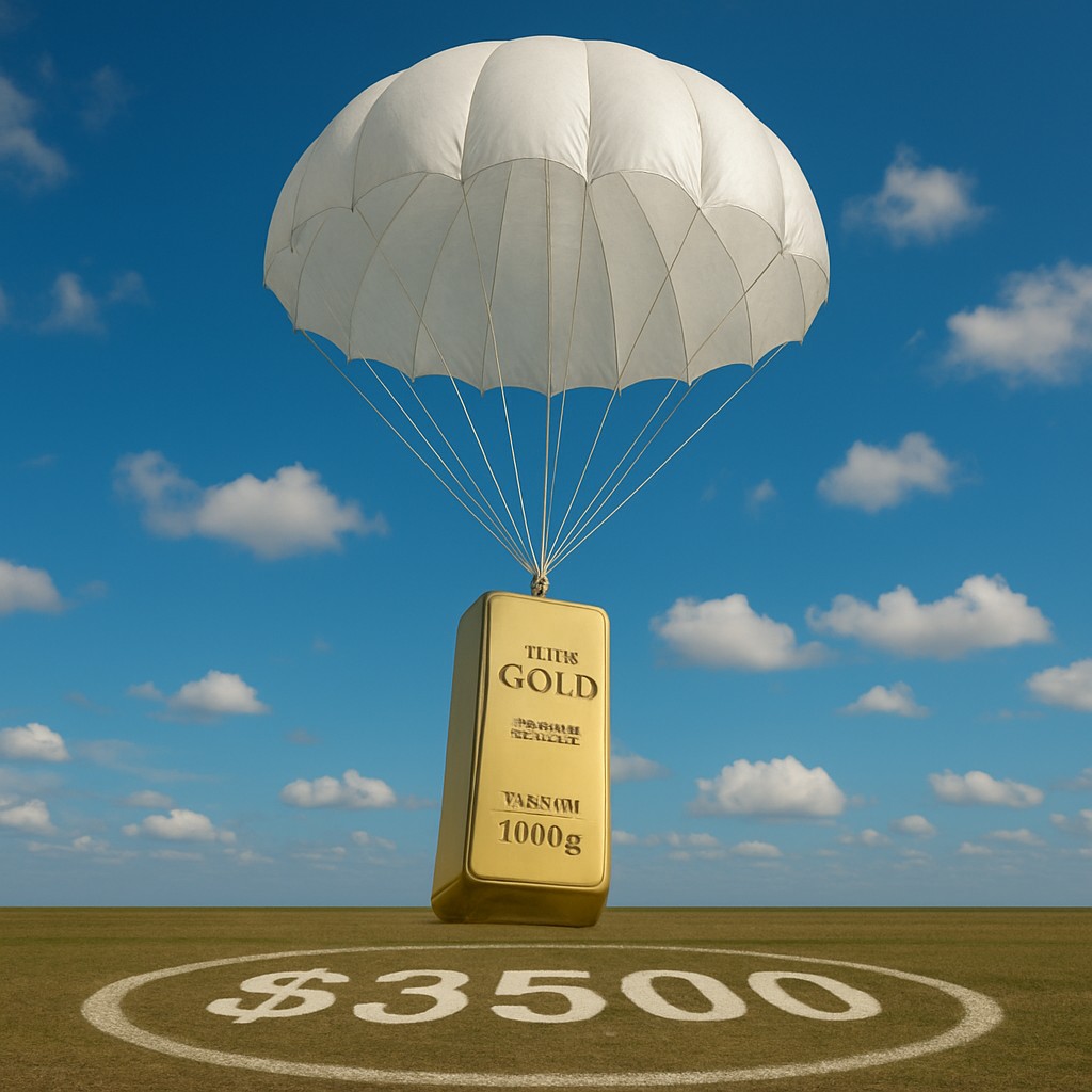 gold lands at $3500